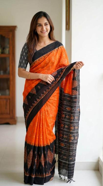 Sckr Ikkat C Traditional sarees in Kolkata